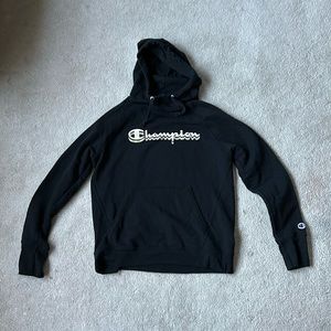 Kids Champion Black Sweatshirt w/hoodie